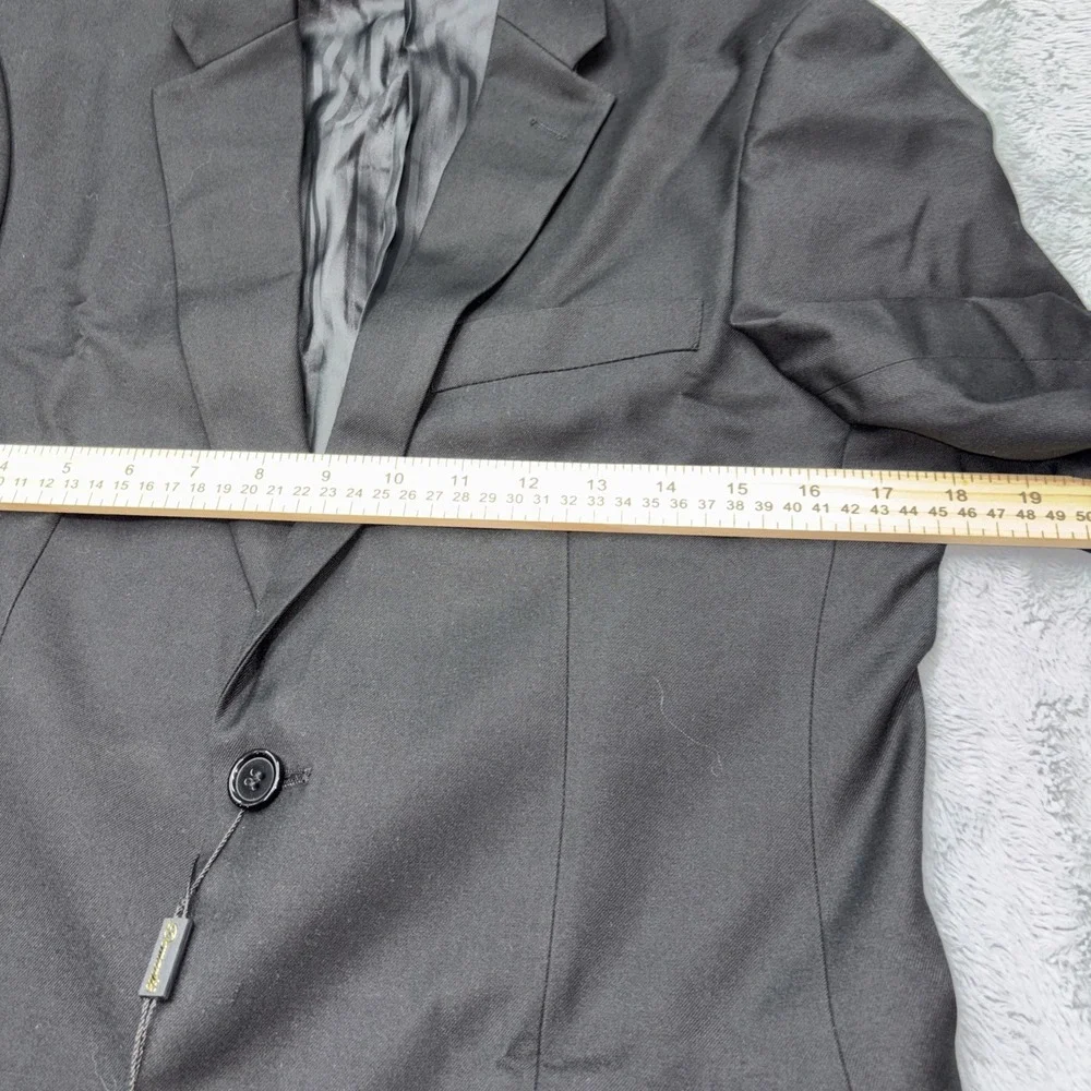 Demantie mens‎ black Modern Tailored Fit Suit jacket size 34R